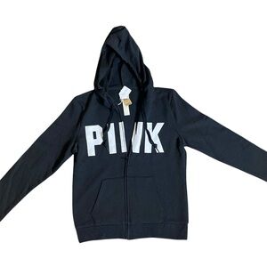PINK Victoria's Secret Hoodie - Black-Small